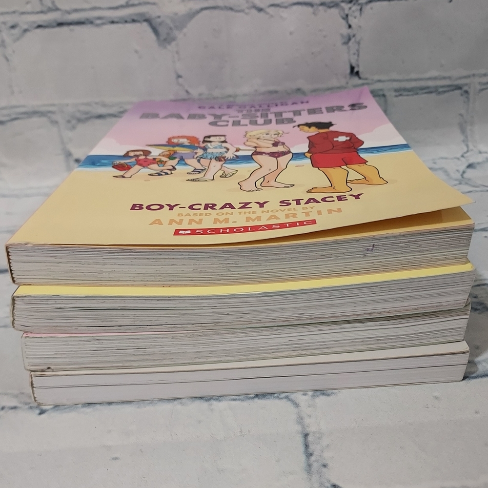 The Baby Sitters Club Book Lot 2, 5-7 Graphic The Truth About Stacey, Boy- Crazy - Picture 5 of 10